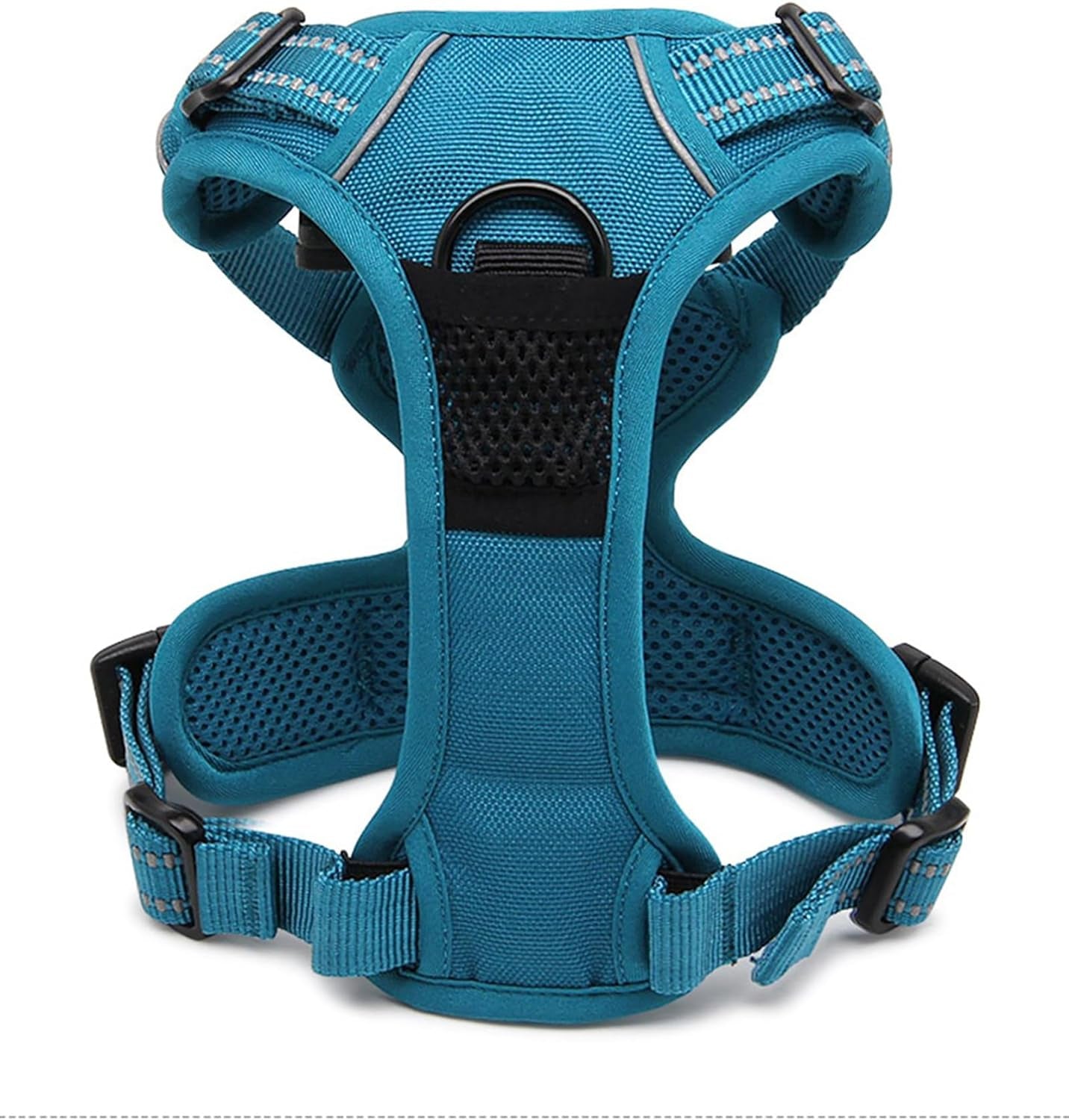 Adjustable Reflective No-Pull Dog Harness - Comfortable Control Vest in Brilliant Colors (Blue, XS)