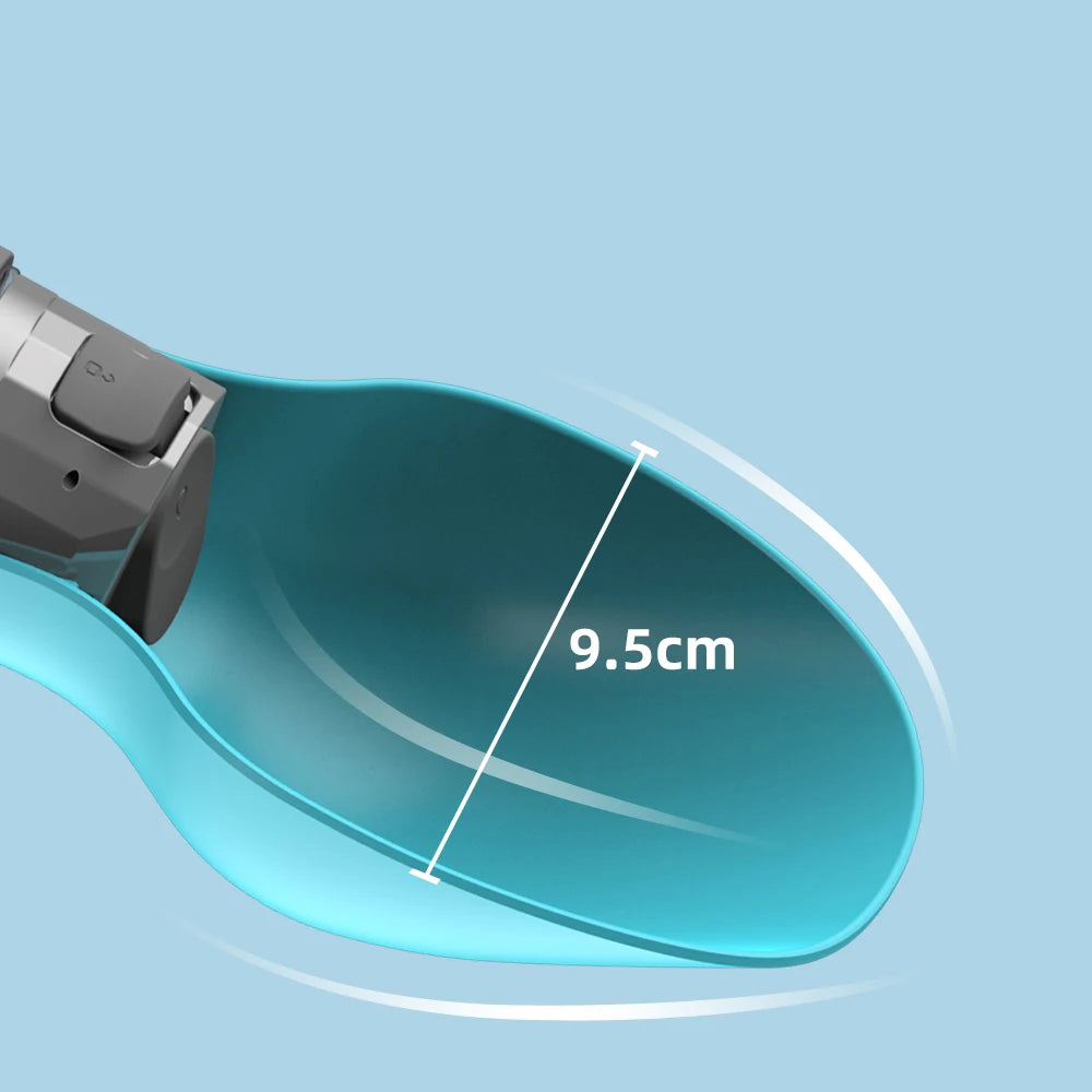 800ml Portable Water Bottle for Large Dogs - Outdoor Travel and Hiking Foldable Drinking Bowl for Golden Retrievers and Other Breeds